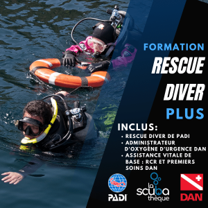 Rescue Diver PLUS - Prochaine Date 9 Mai 2024