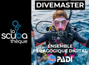 Ensemble pédagogique PADI Divemaster DIGITAL